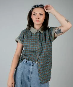 Hem & Thread Lady Bird Plaid Top
