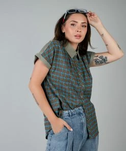 Hem & Thread Lady Bird Plaid Top