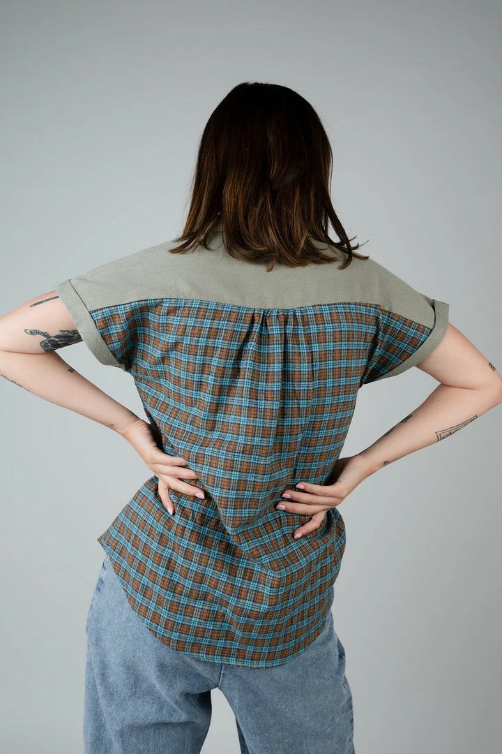 Hem & Thread Lady Bird Plaid Top
