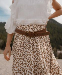 Leto Indie Floral Stitch Belt Accessories