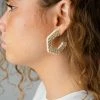Wall To Wall Clarke Raffia Earrings