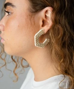 Wall To Wall Clarke Raffia Earrings