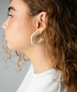 Wall To Wall Clarke Raffia Earrings