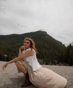 Blu Pepper Sonoran Floral Skirt