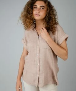 Doe & Rae Apparel Love Rosie Button Top