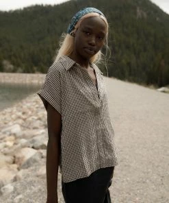 Grade & Gather Apparel Monica Gingham Top