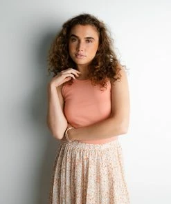 Be Cool Apparel Riptide Tank In Coral