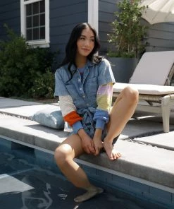 En Creme Apparel Goldberg Denim Romper