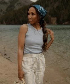 Be Cool Riptide Tank In Blue Apparel