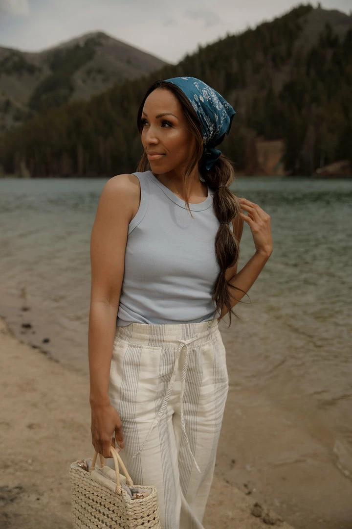 Be Cool Riptide Tank In Blue Apparel