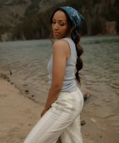 Be Cool Riptide Tank In Blue Apparel