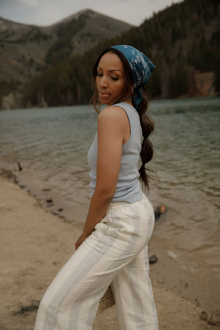 Be Cool Riptide Tank In Blue Apparel