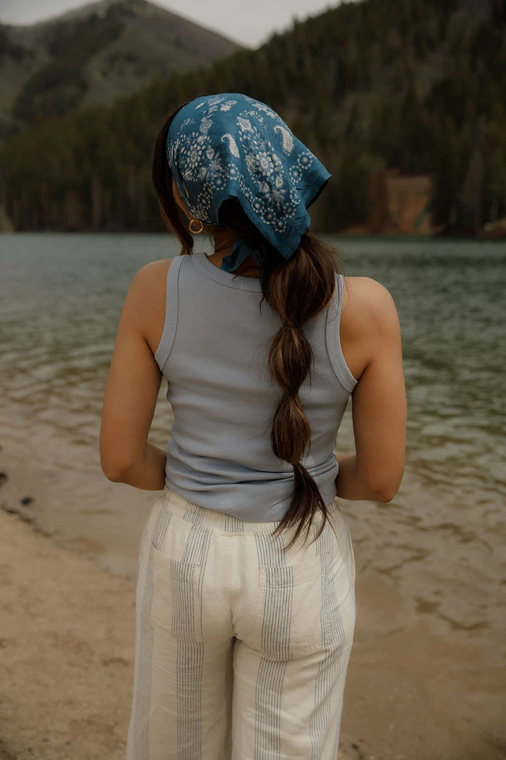 Be Cool Riptide Tank In Blue Apparel