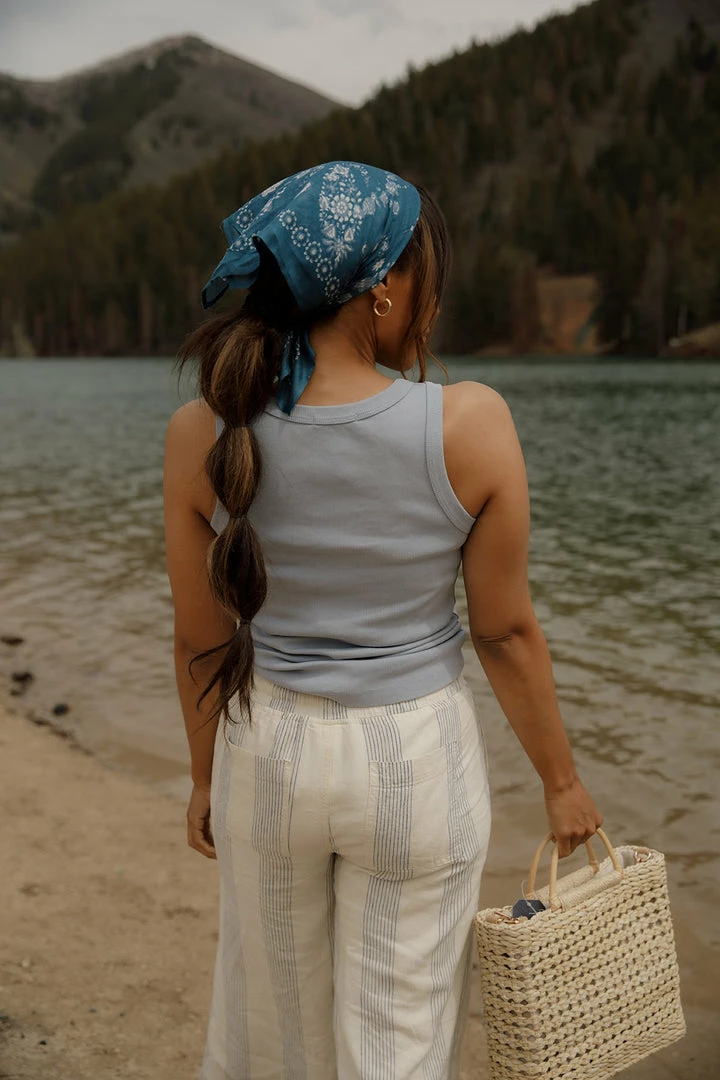 Be Cool Riptide Tank In Blue Apparel