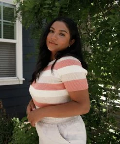 TeaNRose Felix Striped Top