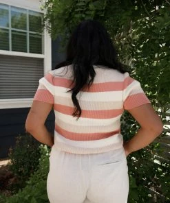 TeaNRose Felix Striped Top