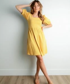 TeaNRose Sunny Side Babydoll Dress FINAL SALE Apparel