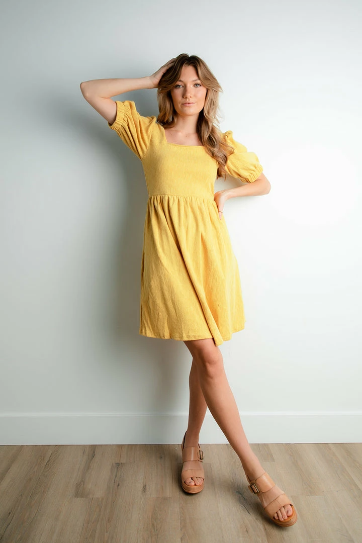 TeaNRose Sunny Side Babydoll Dress FINAL SALE Apparel