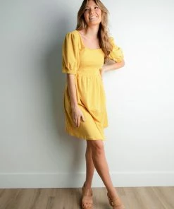 TeaNRose Sunny Side Babydoll Dress FINAL SALE Apparel