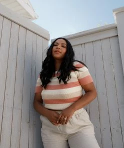 TeaNRose Felix Striped Top