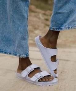 Birkenstock Arizona Essentials In Purple