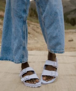 Birkenstock Arizona Essentials In Purple