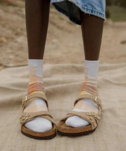 Shoes Birkenstock Franca Nubuck In Sandcastle