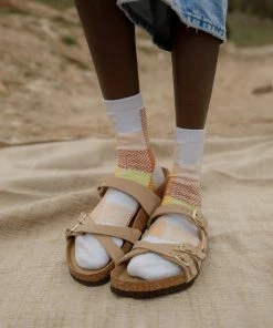 Shoes Birkenstock Franca Nubuck In Sandcastle