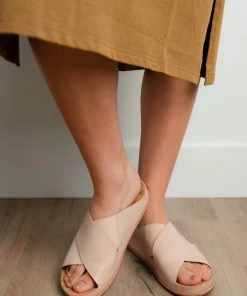 Shoes Korkease: Tutsi Cross Band Sandals In Natural