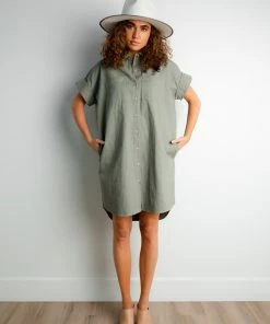 BBC Apparel/OATNY Dillan Olive Dress