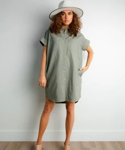 BBC Apparel/OATNY Dillan Olive Dress
