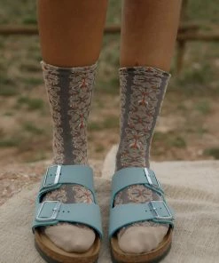 Birkenstock Arizona Nubuck In Faded Aqua
