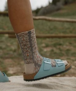 Leto Eden Embroidered Socks Accessories