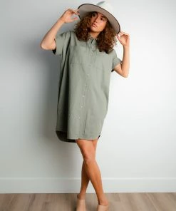 BBC Apparel/OATNY Dillan Olive Dress