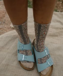 Birkenstock Arizona Nubuck In Faded Aqua