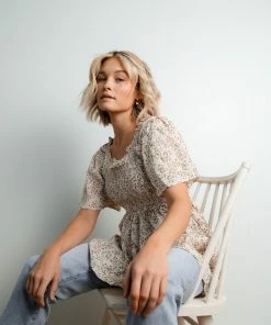 HAYDEN Rosanna Floral Blouse FINAL SALE