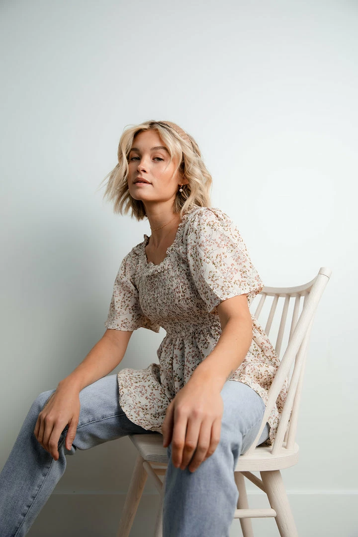 HAYDEN Rosanna Floral Blouse FINAL SALE