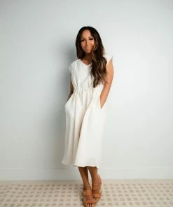 TeaNRose Vance Linen Dress