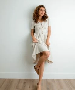 Ellison Apparel Hayes Linen Dress