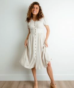 Ellison Apparel Hayes Linen Dress