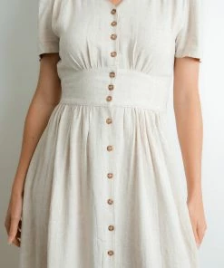 Ellison Apparel Hayes Linen Dress