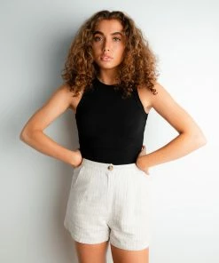 Grade & Gather Normani Black Tank Apparel