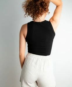 Grade & Gather Normani Black Tank Apparel