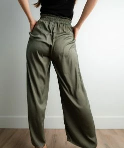 TeaNRose Mara Olive Pants-FINAL SALE