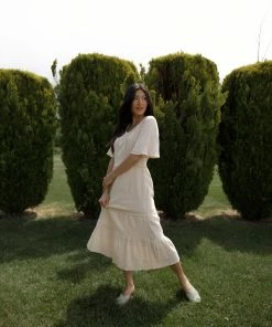 TeaNRose Theodore Cream Dress