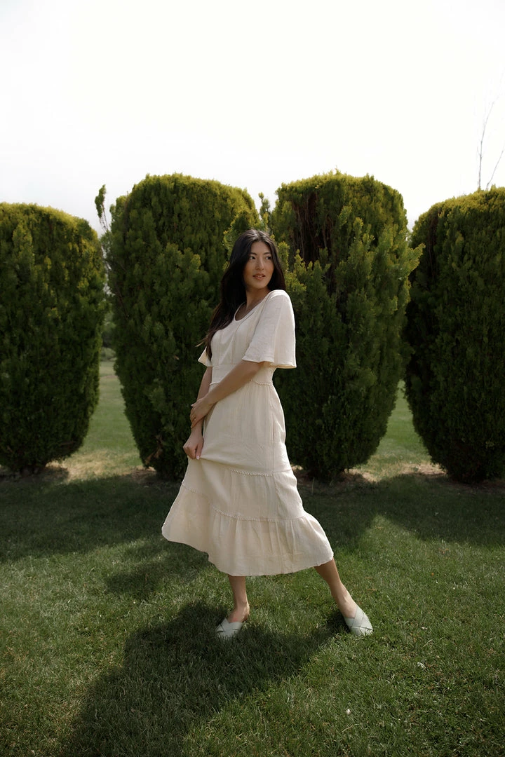 TeaNRose Theodore Cream Dress