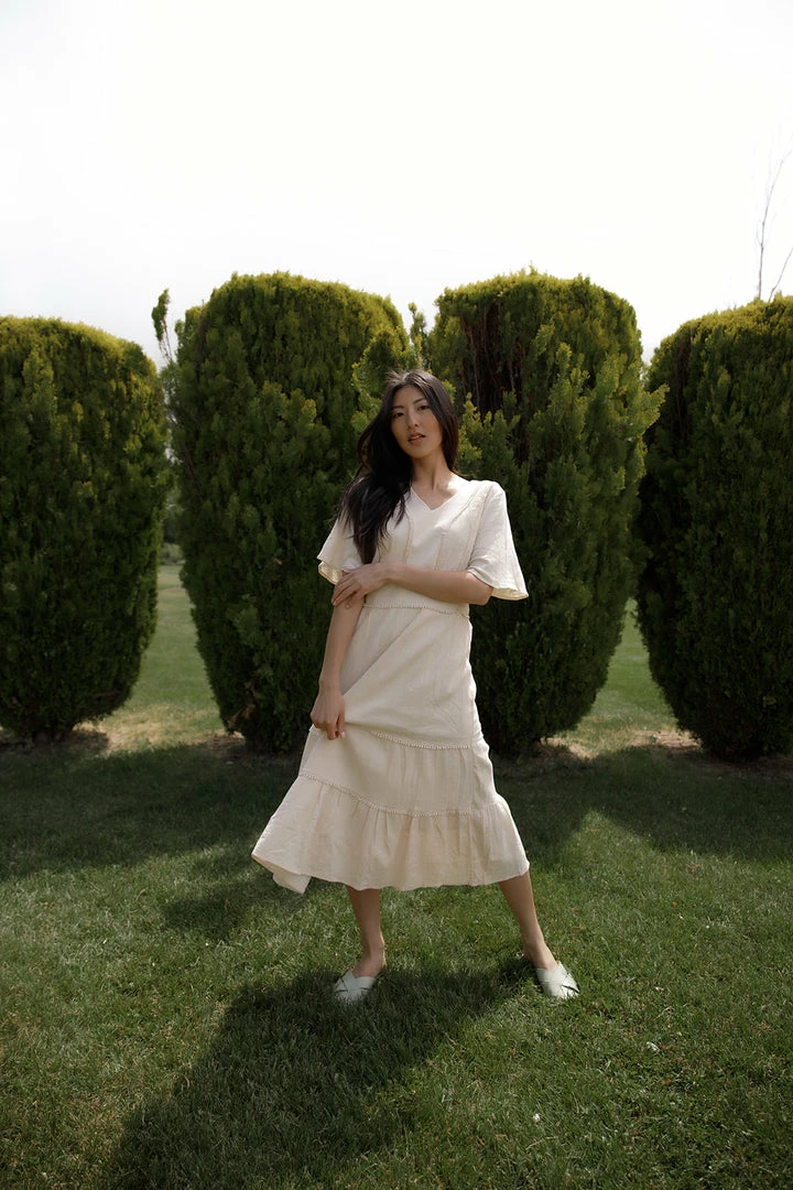 TeaNRose Theodore Cream Dress