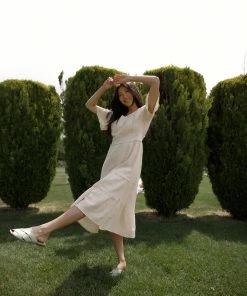 TeaNRose Theodore Cream Dress