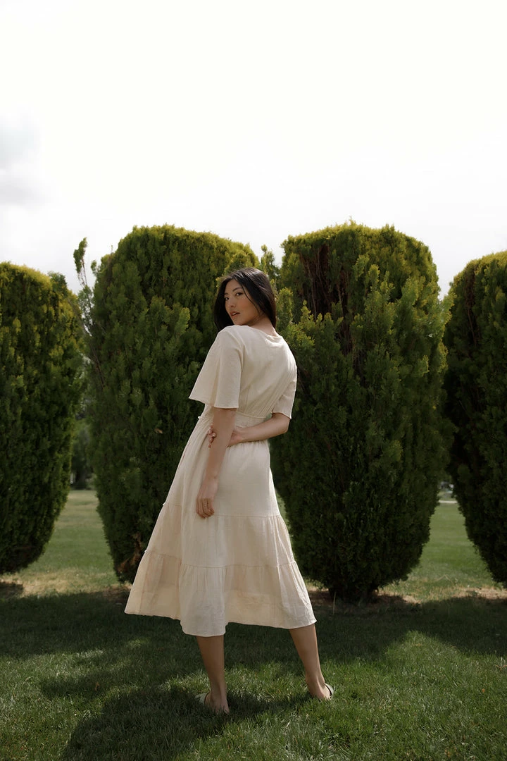 TeaNRose Theodore Cream Dress