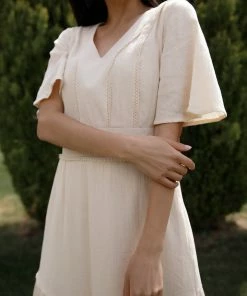 TeaNRose Theodore Cream Dress